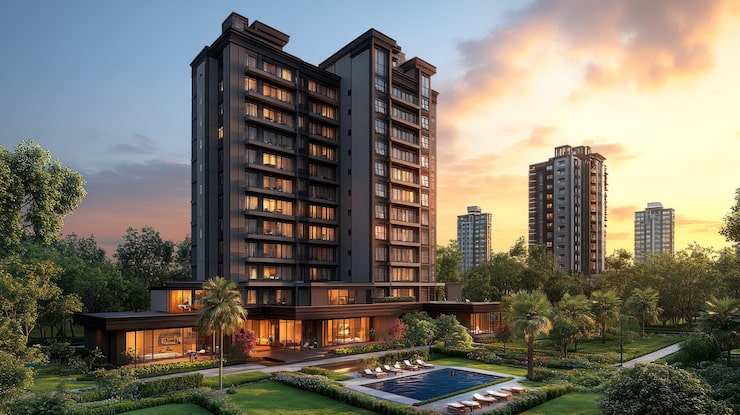 Hiranandani Meadows ready to move apartments in Manpada Thane West starting 1.85 Cr