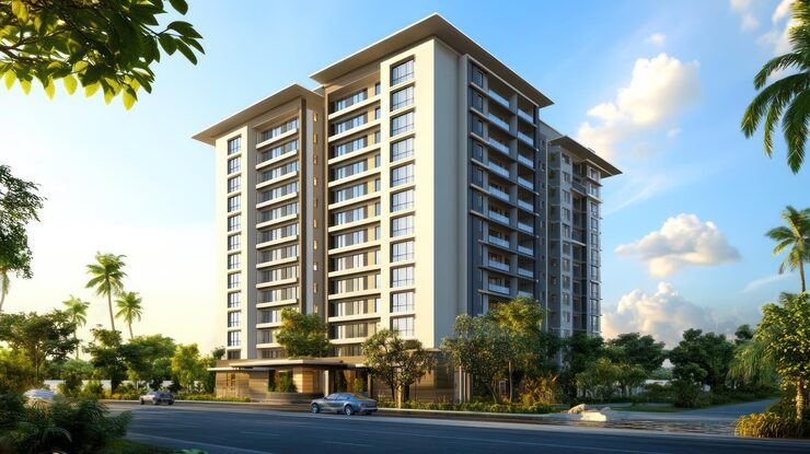 Narang Skyline Residences upcoming luxury apartments in Kolshet Road Thane West starting 1.85 Cr